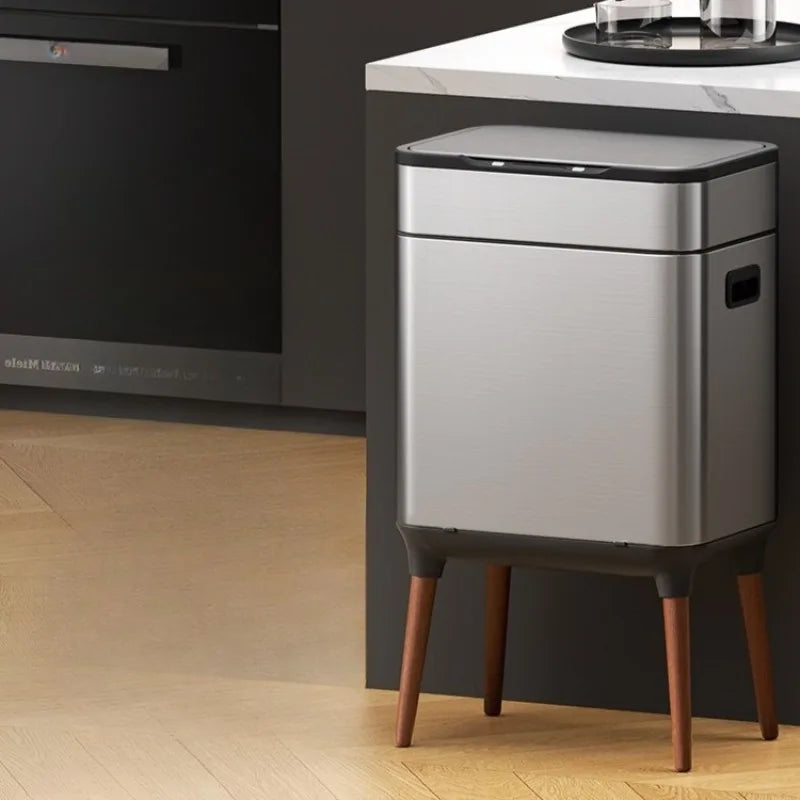 Automatic Sensor Trash Can 13L Stainless Steel Kitchen Bin Sensor Trash Can Babs