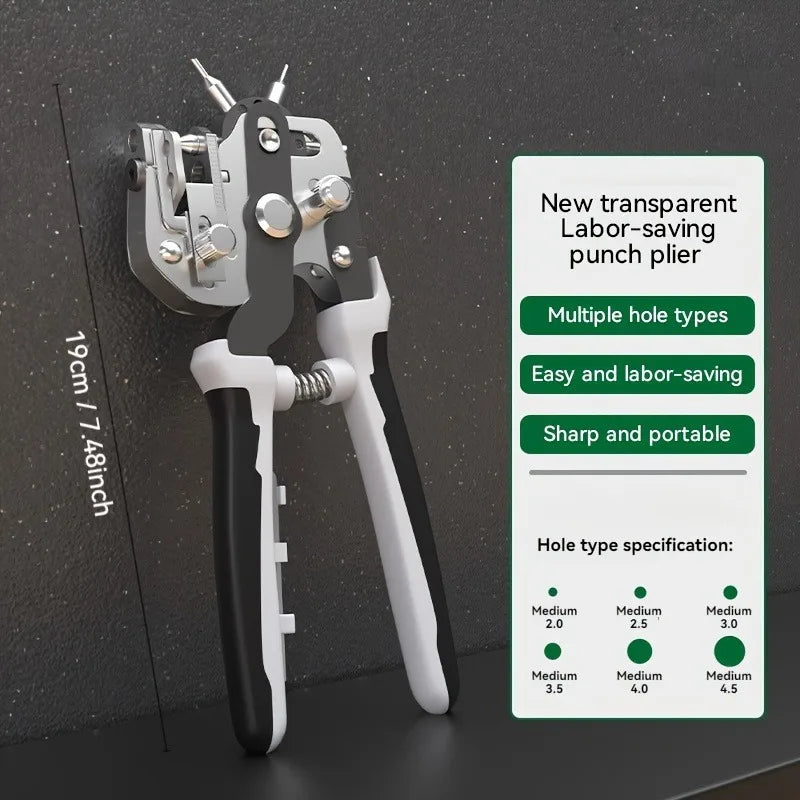 Manual Metal Belt Hole Puncher – Alloy Steel Leather Punch Tool Leather Hole Puncher Babs