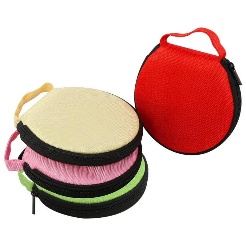 Round Oxford Cloth Portable Zippered Storage Case Organizer Portable Storage Case Babs
