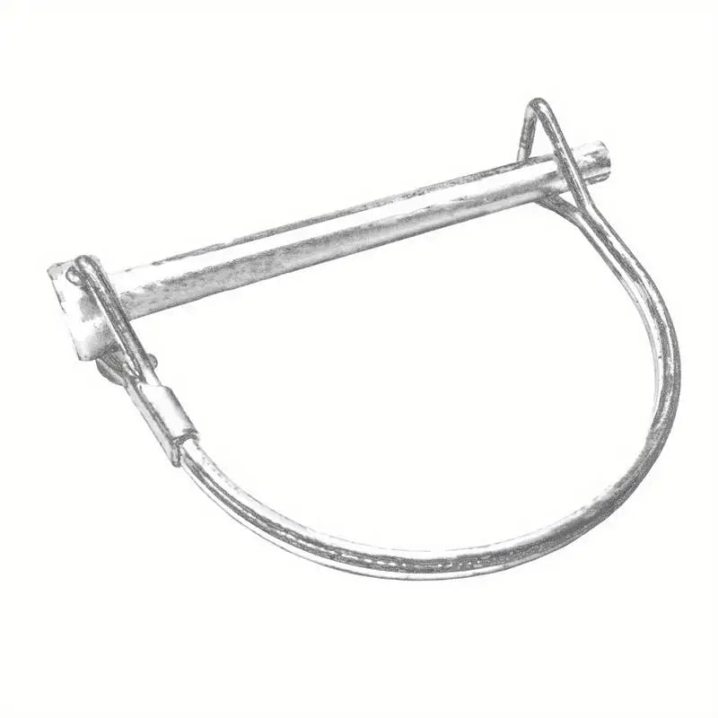 D-Ring Snap Pin Lock – Stainless Steel Trailer Coupler Hitch Hook Trailer Hitch Pin Babs
