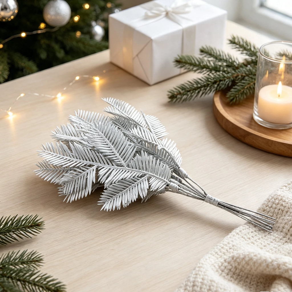 Artificial Mini Christmas Tree Sprigs – DIY Holiday Décor Artificial Holiday Sprigs Babs