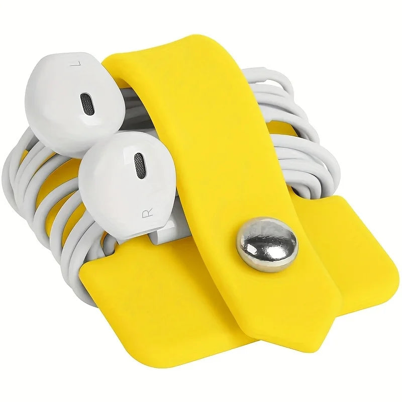 Silicone Headphone Winder & Cable Cord Organizer for Earbuds Cable Cord Organizer Babs