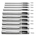 10-Piece Steel Hollow Hole Punch Set for Leather – 1–10mm Hollow Punch Set Babs Default Title