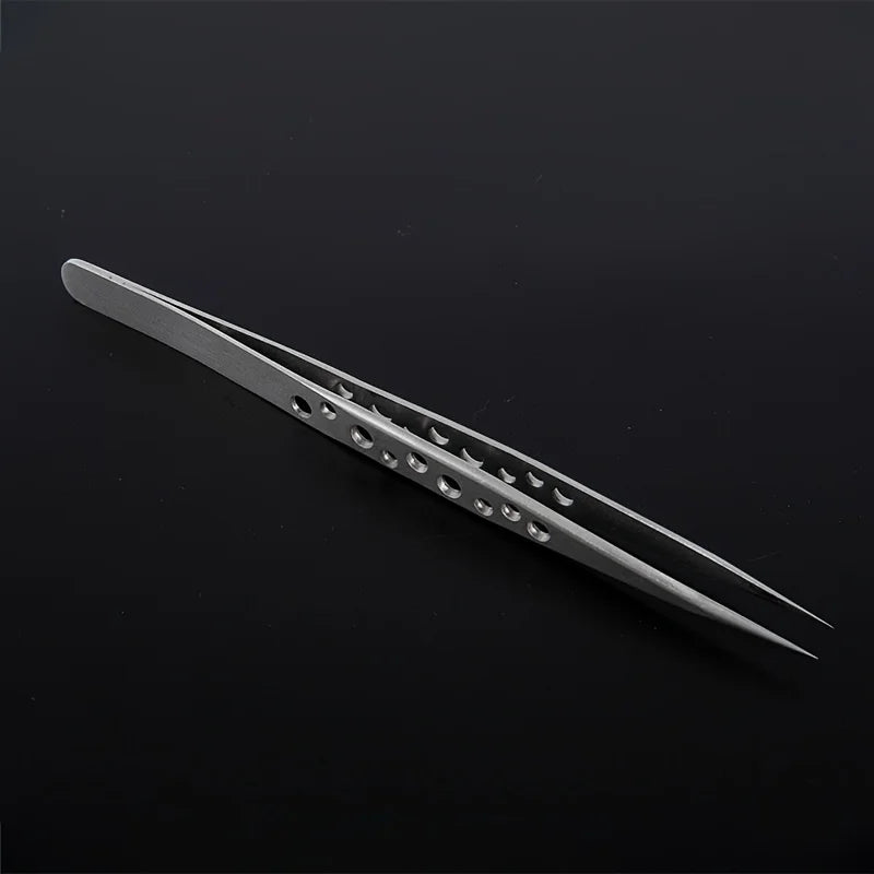 Stainless Steel Precision Tweezers – Straight & Curved Tip Precision Tweezers Babs