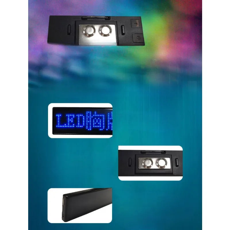 Rechargeable Bluetooth Programmable LED Name Badge & Display LED Name Badge Babs