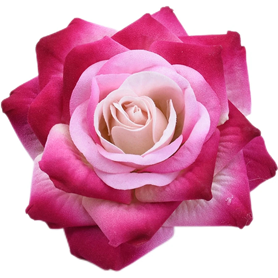 Silk Rose Heads 5/10pcs – DIY Wedding & Home Décor Flowers Artificial Silk Flowers Babs light rose 5 pcs
