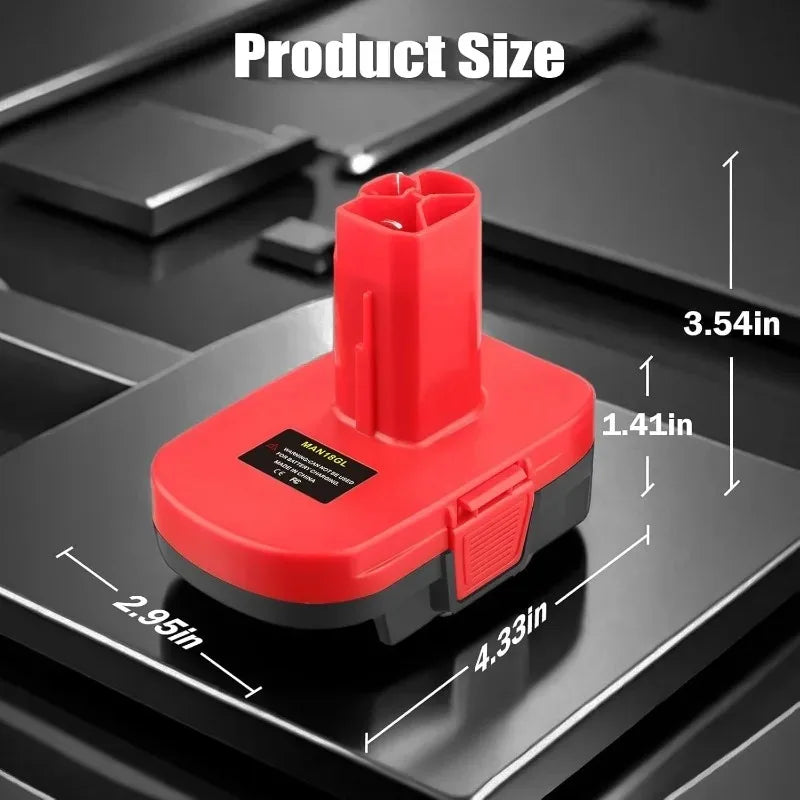 MAN18GL Battery Adapter: Craftsman 20V to 19.2V C3 Tools Battery Adapter Babs