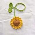Crochet Sunflower Charm – Car Mirror Hanger & Bag Pendant Crochet Charm Pendant Babs Yellow