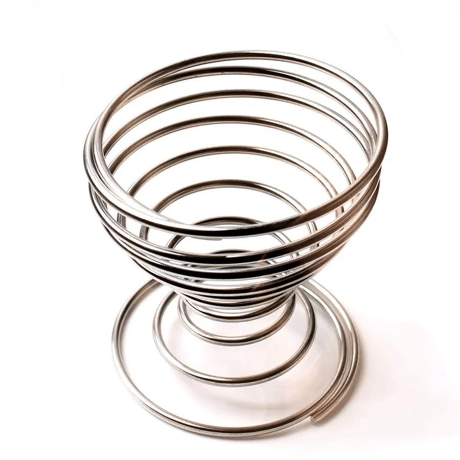 Stainless Steel Spring Egg Rack – Steamer Tray & Egg Holder Egg Steamer Rack Babs