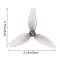 HQProp 3535 3.5" 3-Blade FPV Racing Drone Propellers – 2 Pairs FPV Drone Propeller Babs 1