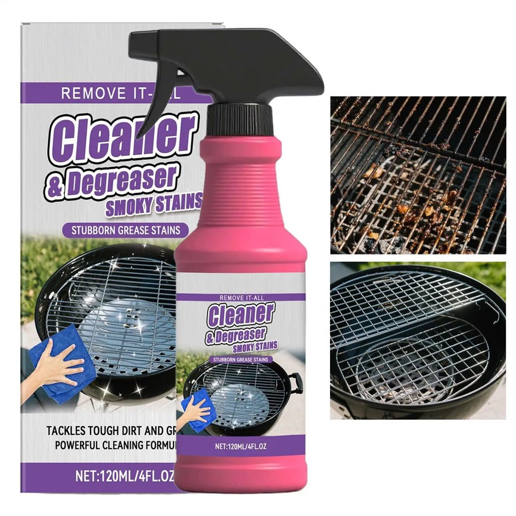 BBQ Grill & Pan Degreaser Spray – Removes Grease Fast Grill Degreaser Spray Babs