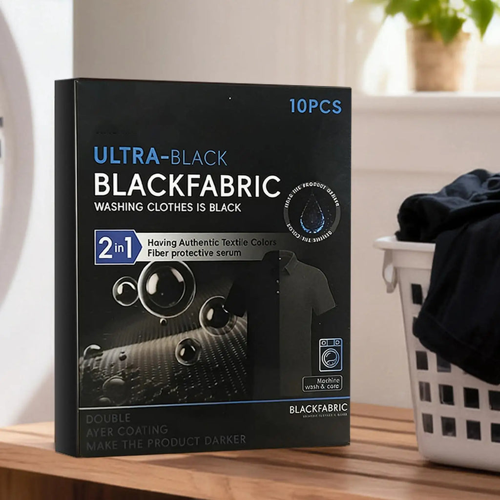 10-Pack Black Fabric Dye Restorer Sheets – Color Booster Fabric Dye Sheets Babs