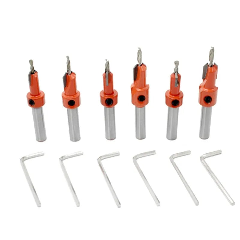 HSS Countersink Drill Bit – Wood & Plastic Chamfering Tool Countersink Drill Bit Babs