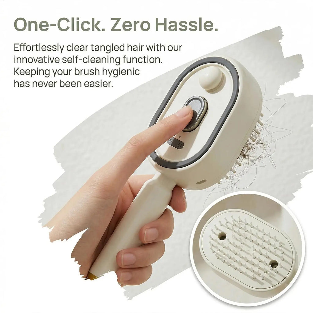 Electric Water Spray Hair Brush – Anti-Static Steam Comb Electric Hair Brush Babs