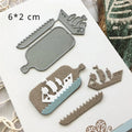 Heart Background Metal Cutting Dies Stencil for Scrapbooking Metal Cutting Die Babs C