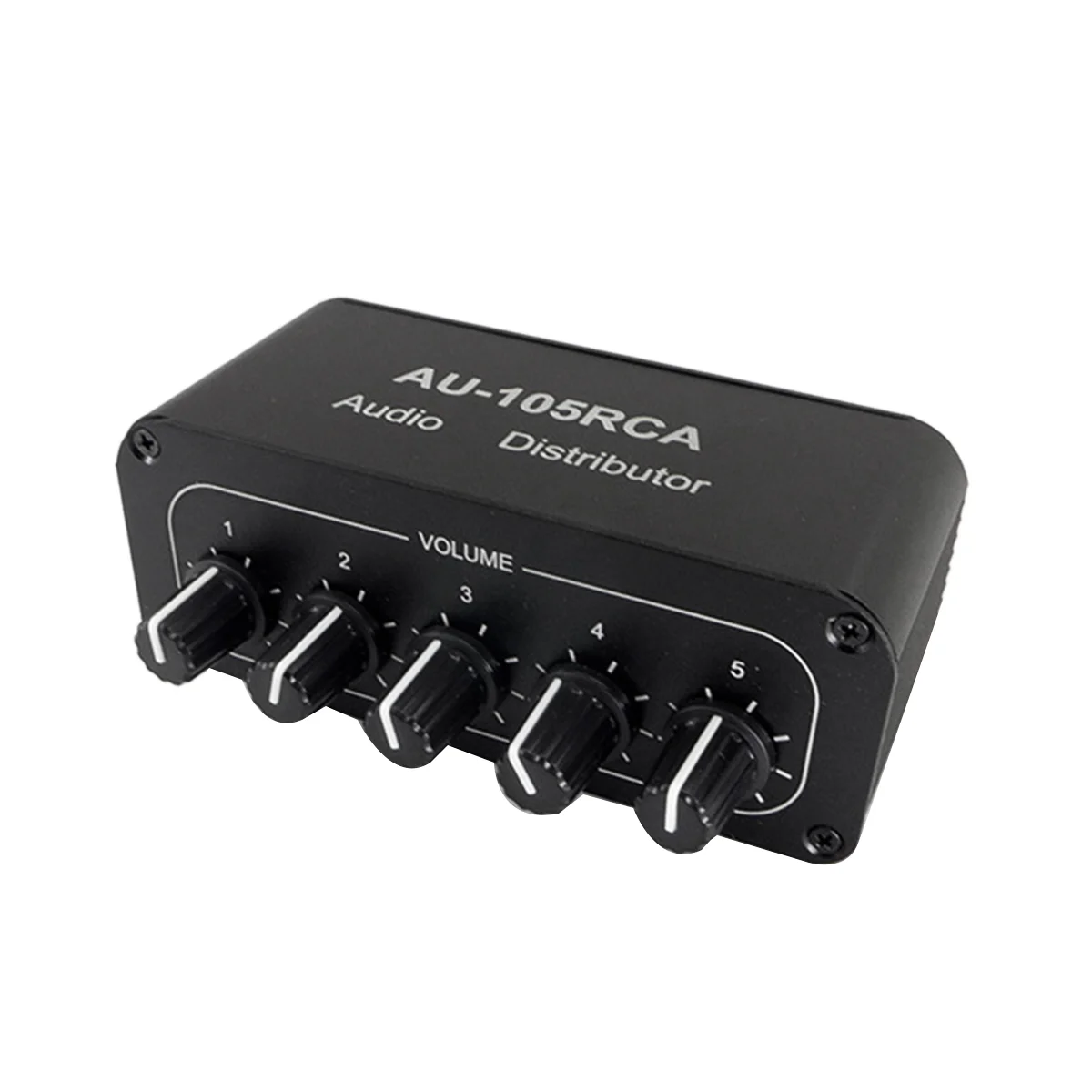 5-Channel RCA Audio Distributor Splitter – 1 In 5 Out Stereo RCA Audio Distributor Babs