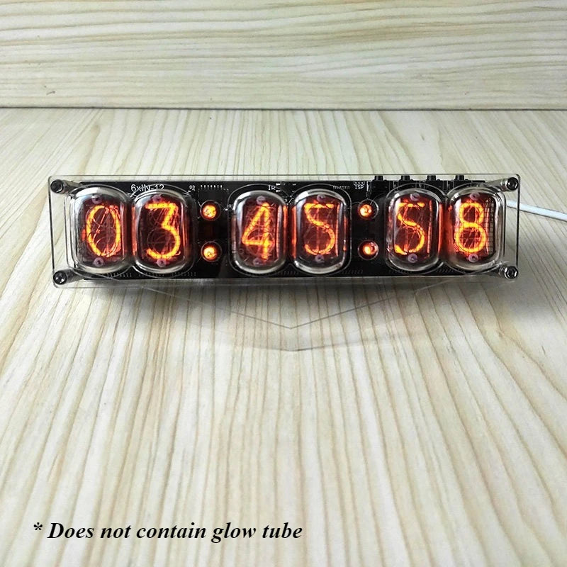 IN-12 Nixie Tube Clock Base – DIY Glow Tube Desk Clock Housing Nixie Clock Base Babs