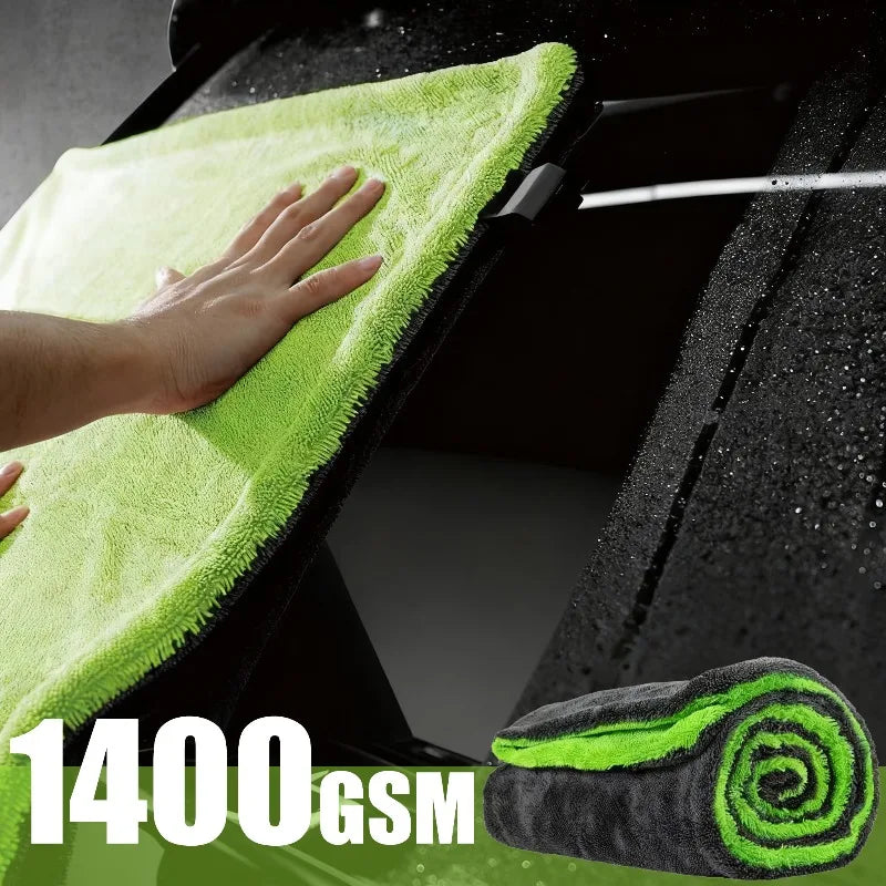 1400GSM Microfiber Car Drying Towel – Scratch-Free 40x60cm Car Drying Towel Babs