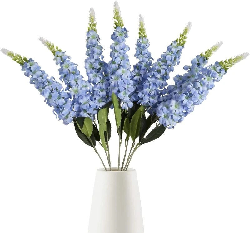 Artificial Hyacinth Silk Flower Garland – Wedding & Home Decor Artificial Flower Garland Babs Blue 4 pcs