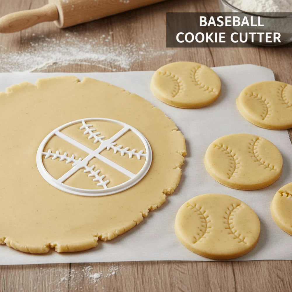 Football Soccer Cookie Cutters – Sports Theme Baking Mold Set Cookie Cutter Set Babs
