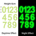 Glow in the Dark Number Wall Stickers – Luminous Ceiling Decals Wall Decal Stickers Babs 6cm 10pcs 3Set