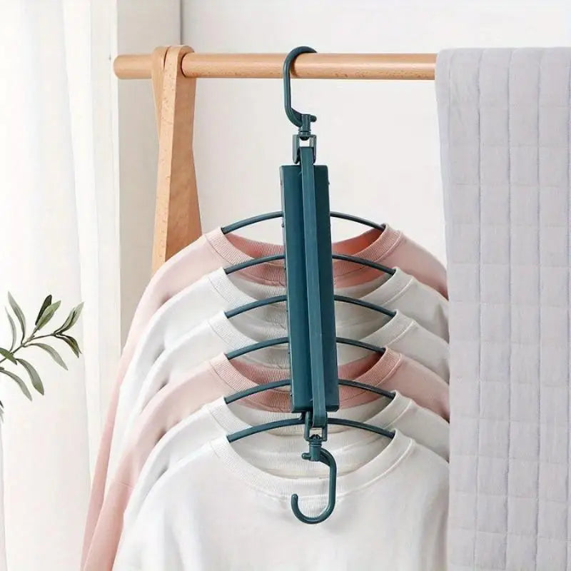 Foldable Clothes Rack – Anti-Skid Multifunction Hanger Organizer Folding Clothes Rack Babs