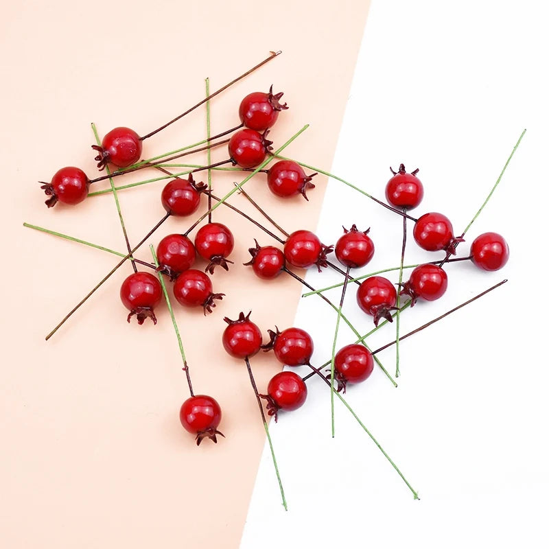 100Pcs Foam Artificial Cherries – Crafts, Party & Home Décor Artificial Fruit Decor Babs style 1 200pcs
