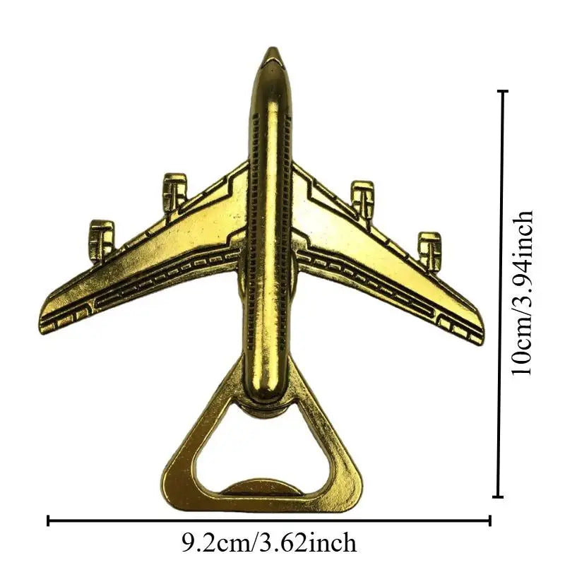 Airplane Bottle Opener 2-Pack – Aviation Wedding Gift Tool Novelty Bottle Opener Babs