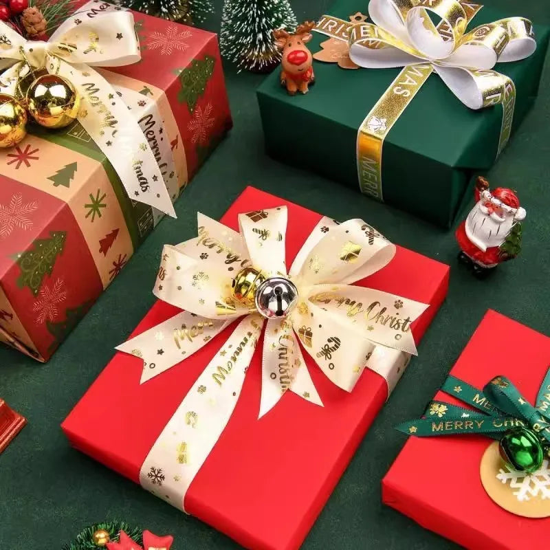 5m Christmas Ribbon for Tree, Gift Wrap & DIY Decorations Christmas Ribbon Babs