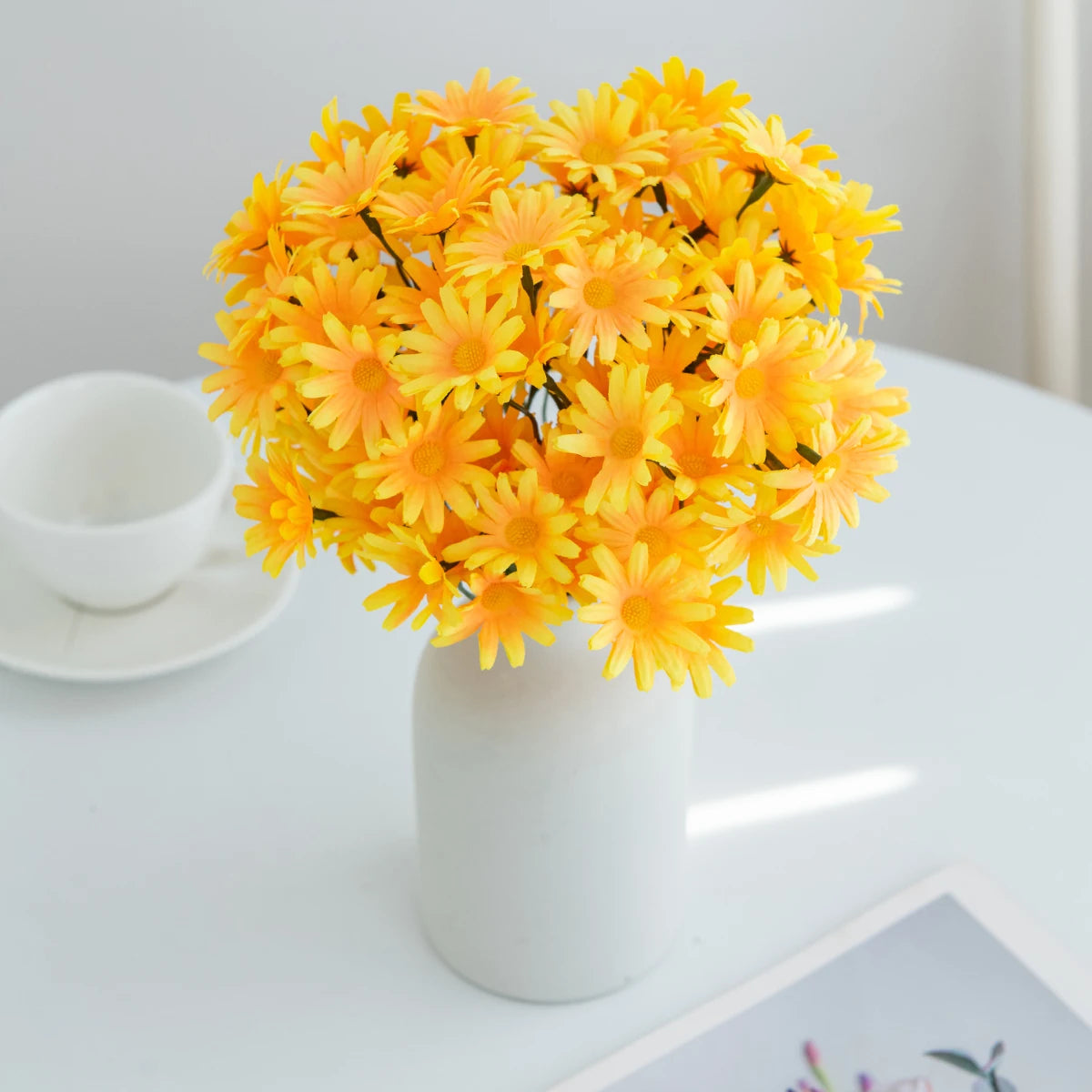 Artificial Silk Chrysanthemum Bouquet – Wedding & Home Decor Artificial Silk Flowers Babs