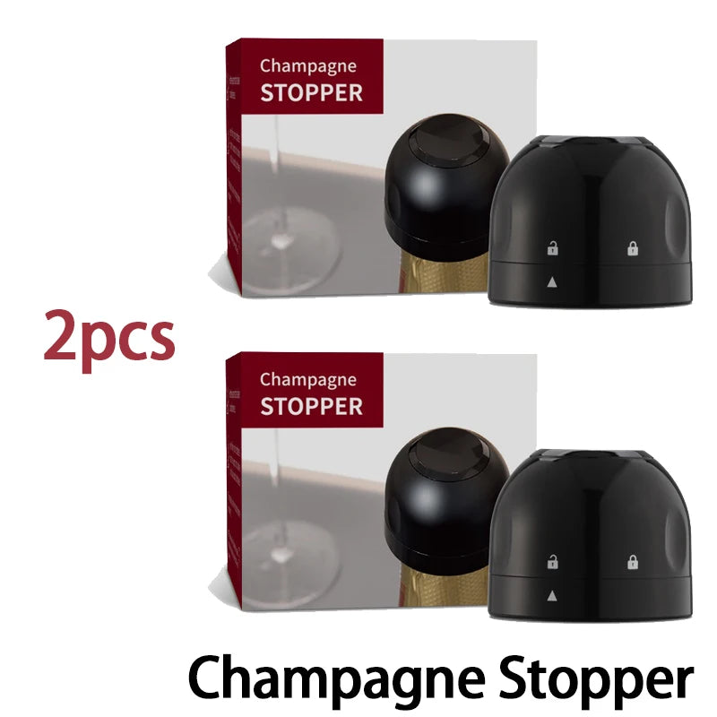 Vacuum Wine & Champagne Bottle Stopper – Eco-Friendly Seal Wine Bottle Stopper Babs 2PCS-C