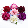 10Pcs Velvet Rose Heads – DIY Wedding & Home Decor Flowers Artificial Flower Heads Babs MIX