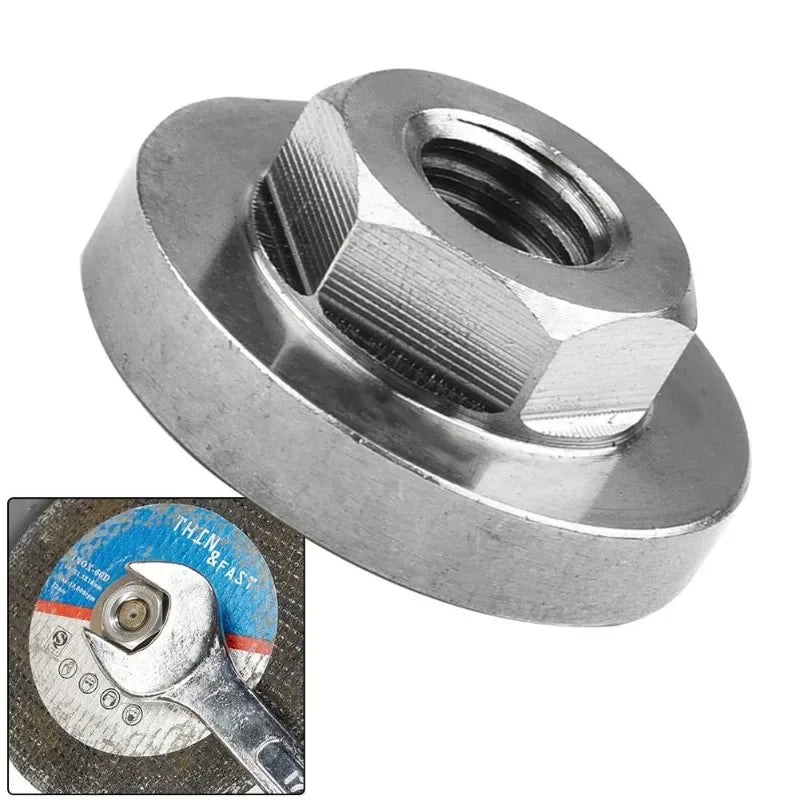 Stainless Steel Hexagon Locking Nut for 100 Type Angle Grinder Angle Grinder Accessory Babs
