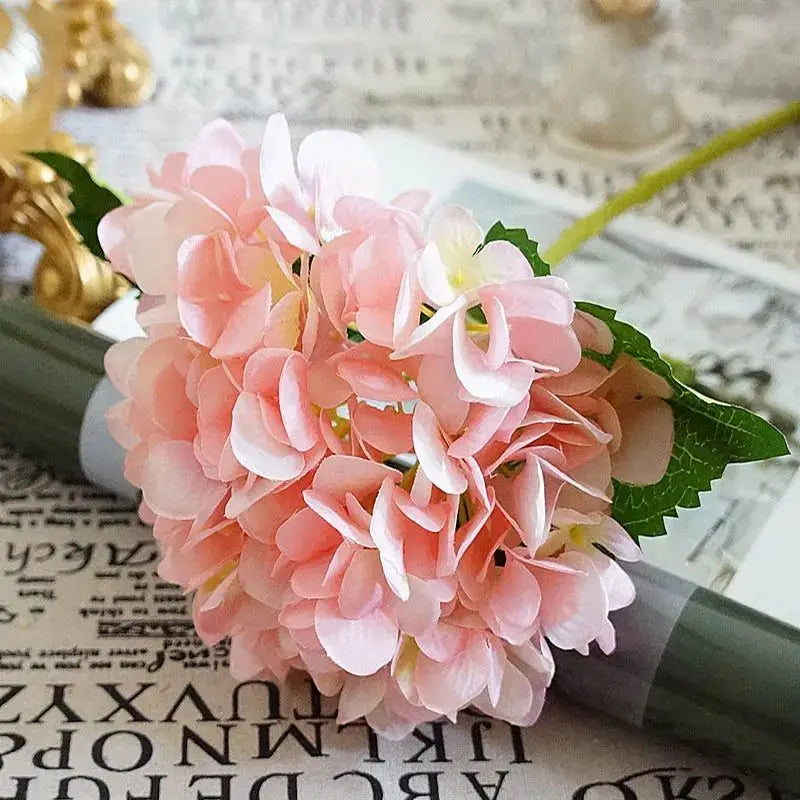 Artificial Silk Hydrangea Bouquet – Wedding & Home Décor Artificial Flower Bouquet Babs color 5 1 pc