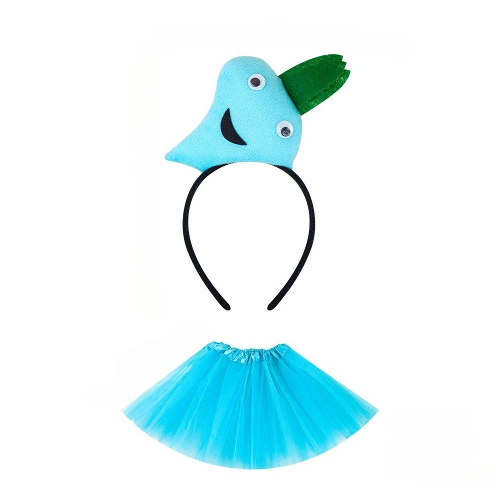 Cute Carrot Hair Hoop – Cosplay Headwear for Kids & Adults Costume Hair Hoop Babs blue headbandskirt for teens or women