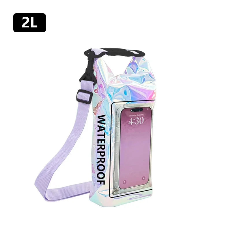 Waterproof Dry Bag 2L 5L Touch Screen PVC Outdoor Backpack