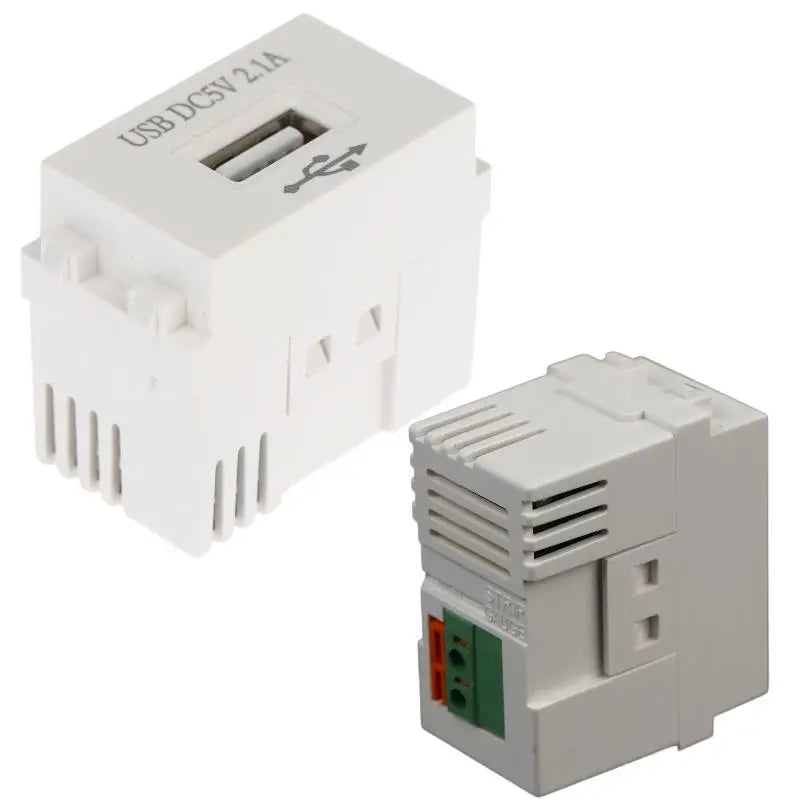 USB Wall Socket Module 5V 2.1A Charging Panel Adapter USB Charging Module Babs