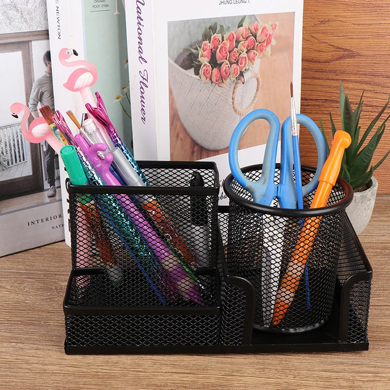 Creative Metal Desk Organizer – Pen Holder & Storage Rack Desk Organizer Babs