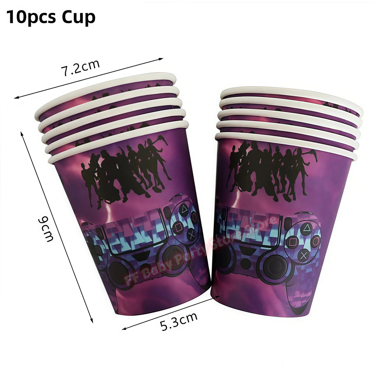 Video Game Birthday Party Supplies – Tableware, Balloons & Decor Party Tableware Set Babs 10pcs cups