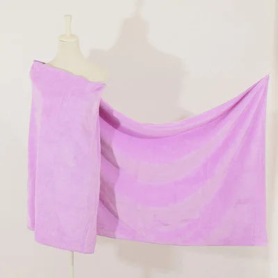 Super Large Microfiber Bath Towel – Soft, Quick-Dry, No Fading Microfiber Bath Towel Babs Lavender 70X140CM