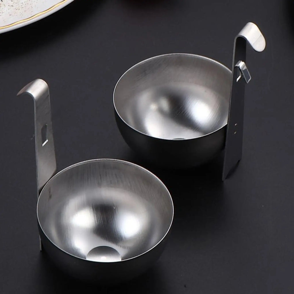 Stainless Steel Egg Poacher with Hook | Nonstick Cooking Mold Egg Poacher Babs