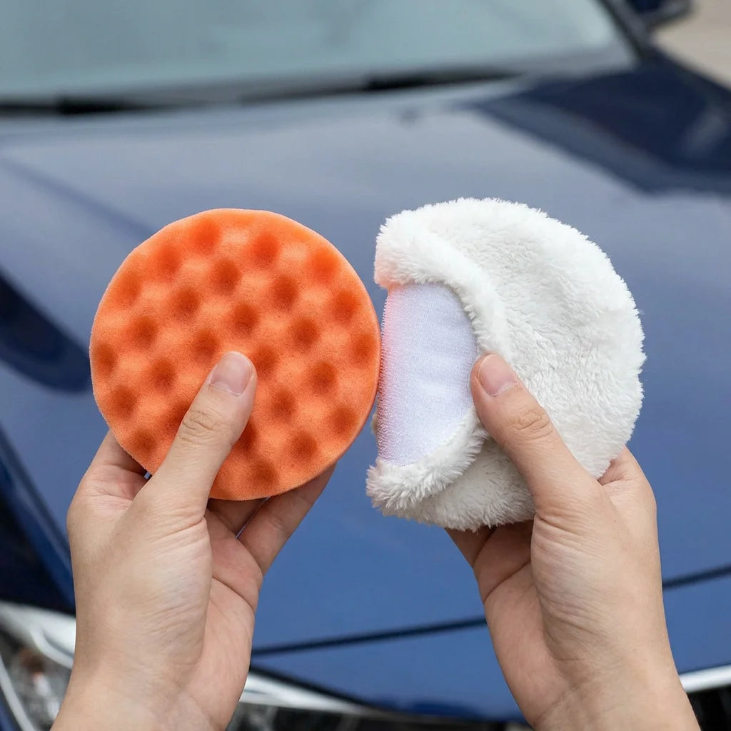 4" M10 Foam Polishing Pad Kit – 6pc Car Buffing & Waxing Set Car Polishing Pads Babs