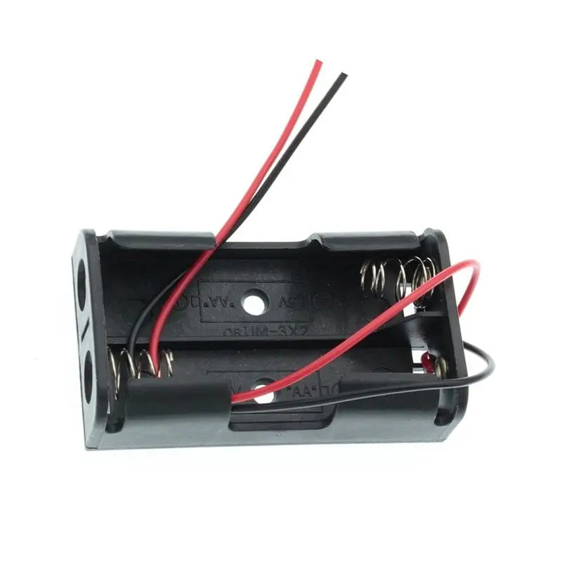 100-Pack 2AA Battery Holder with Wire Leads – DIY Electronics Battery Holder Pack Babs