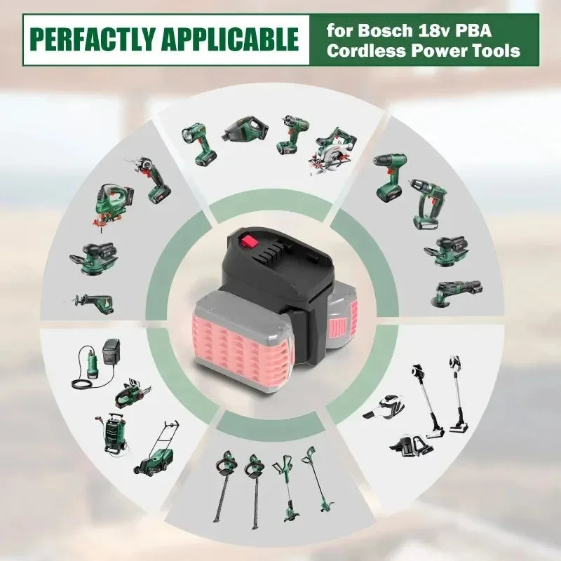 Bosch 18V GBA to PBA 2-in-1 Battery Adapter Converter Battery Adapter Converter Babs