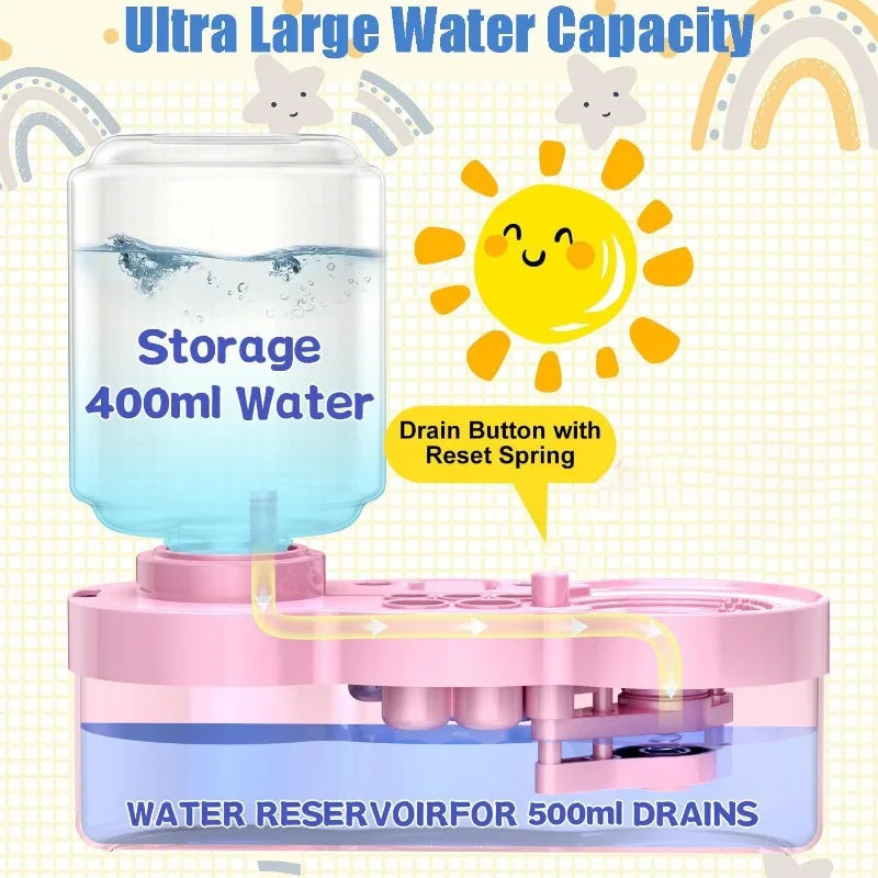 Auto Water Change Brush Rinser & Palette Cleaner Art Tool Brush Rinser Tool Babs