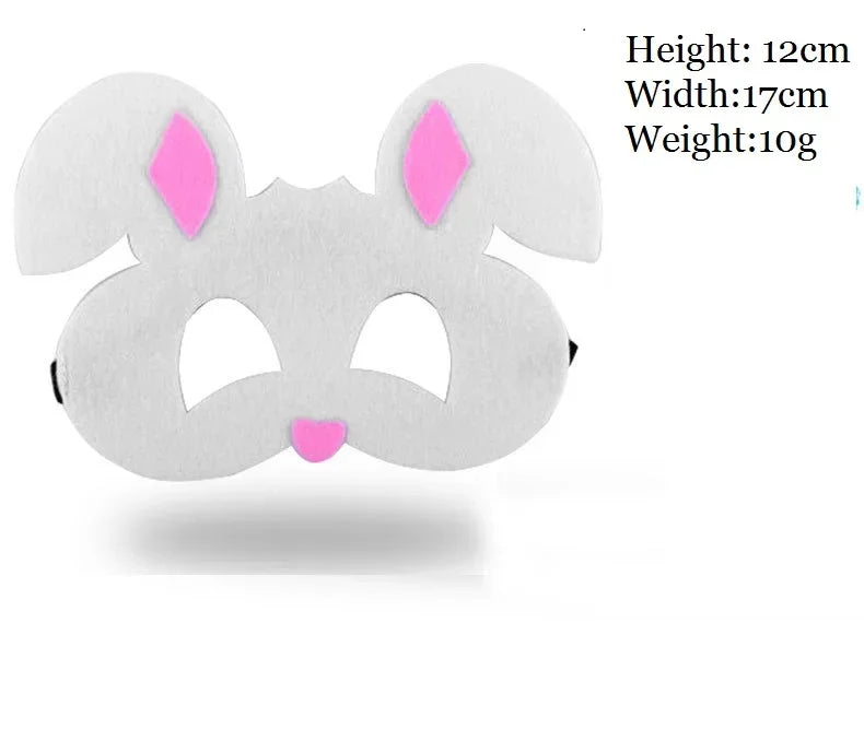Kids Animal Felt Masks – Birthday, Cosplay & Forest Party Favors