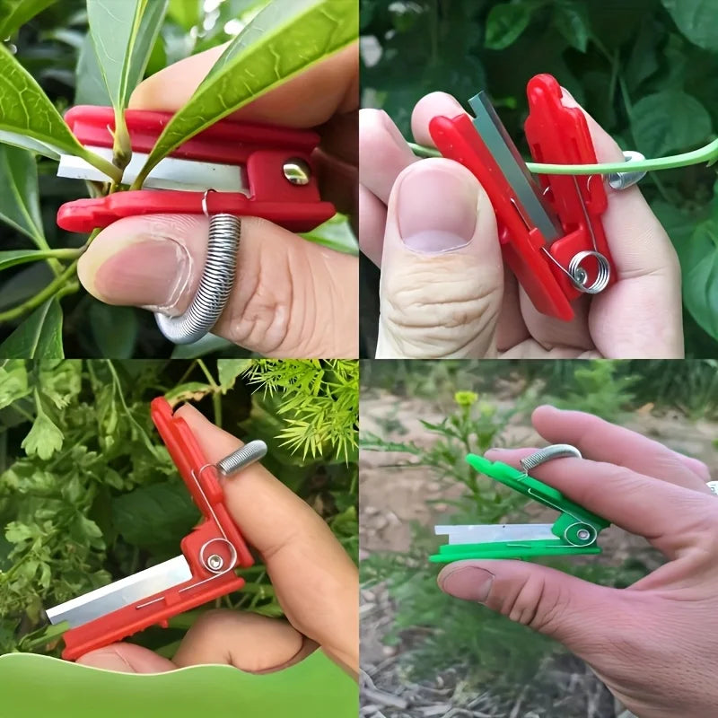 Thumb Knife Finger Cutter – Garden Harvesting & Leaf Trimming Garden Harvesting Tool Babs