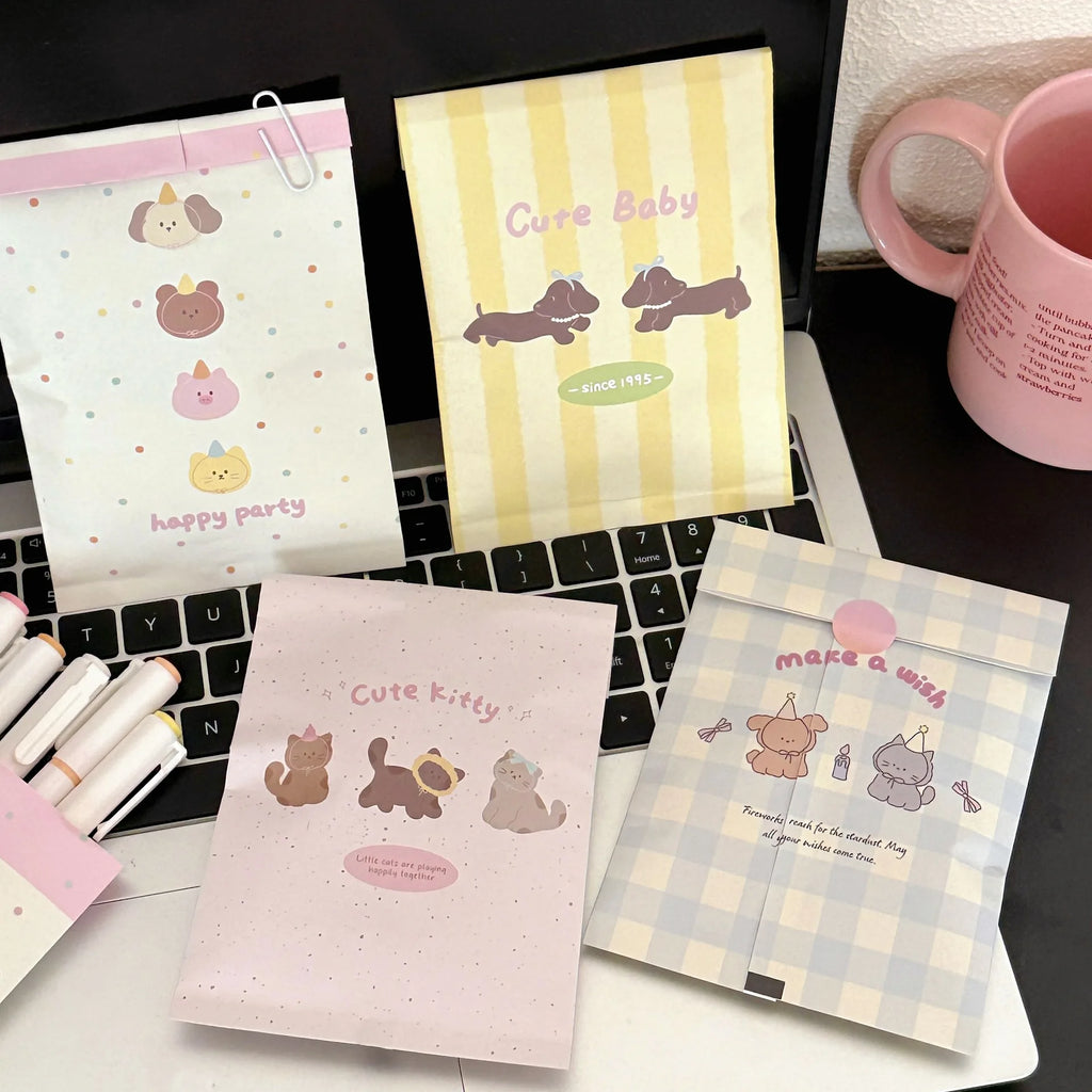 20/40Pcs Pet Pattern Paper Gift Bags – Party & Baking Bags Paper Gift Bags Babs