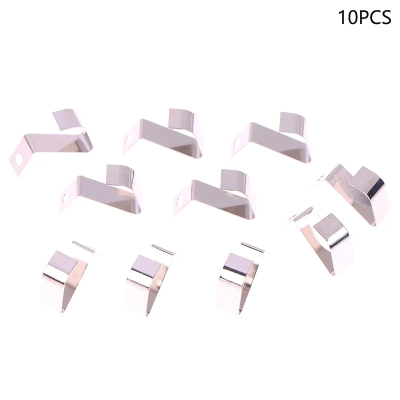10-Pack Battery Leaf Spring Contacts AA CR2 CR123A 9V SMT Battery Spring Contacts Babs