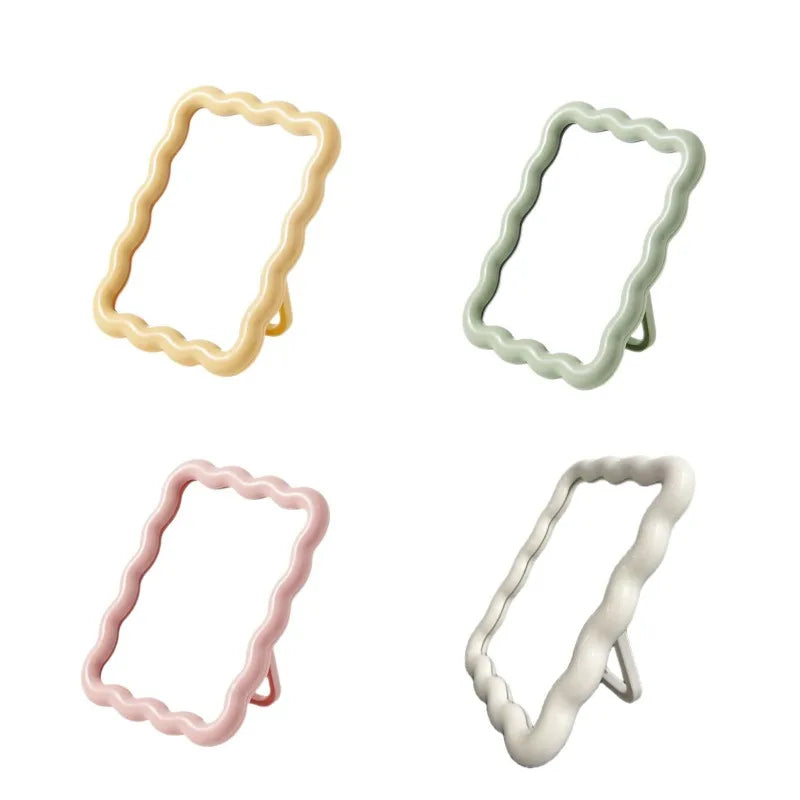 Cute Wavy Makeup Mirror – Tabletop & Wall Mount | Babs Decorative Makeup Mirror Babs